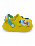 Cartoon Applique Anti-Slip Clogs - Yellow