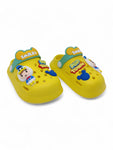 Cartoon Applique Anti-Slip Clogs - Yellow