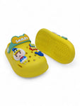 Cartoon Applique Anti-Slip Clogs - Yellow