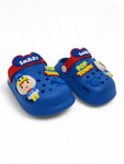 Cartoon Applique Anti-Slip Clogs - Navy Blue