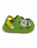 Cartoon Applique Anti-Slip Clogs - Green