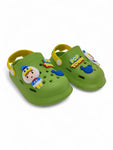 Cartoon Applique Anti-Slip Clogs - Green