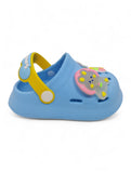 Cartoon Applique Anti-Slip Clogs - Blue