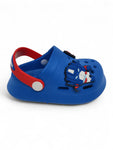 Cartoon Applique Anti-Slip Clogs - Navy Blue