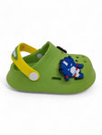 Cartoon Applique Anti-Slip Clogs - Green
