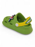 Cartoon Applique Anti-Slip Clogs - Green