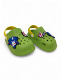 Cartoon Applique Anti-Slip Clogs - Green