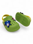 Cartoon Applique Anti-Slip Clogs - Green