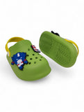 Cartoon Applique Anti-Slip Clogs - Green
