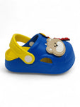 Cartoon Applique Anti-Slip Clogs - Blue