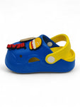 Cartoon Applique Anti-Slip Clogs - Blue