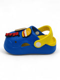Cartoon Applique Anti-Slip Clogs - Blue