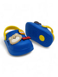 Cartoon Applique Anti-Slip Clogs - Blue