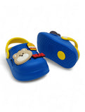 Cartoon Applique Anti-Slip Clogs - Blue