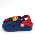 Cartoon Applique Anti-Slip Clogs - Navy Blue