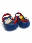 Cartoon Applique Anti-Slip Clogs - Navy Blue