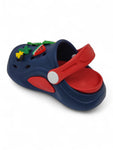 Cartoon Applique Anti-Slip Clogs - Navy Blue
