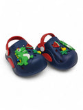 Cartoon Applique Anti-Slip Clogs - Navy Blue