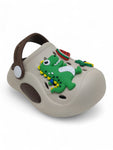 Cartoon Applique Anti-Slip Clogs - Cream