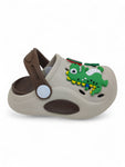 Cartoon Applique Anti-Slip Clogs - Cream