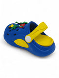Cartoon Applique Anti-Slip Clogs - Blue