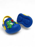 Cartoon Applique Anti-Slip Clogs - Blue