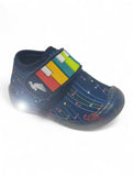 Velcro LED Shoes - Navy Blue