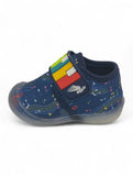 Velcro LED Shoes - Navy Blue