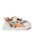 Casual Shoes With Velrco - Brown