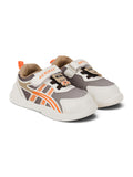 Casual Shoes With Velrco - Brown