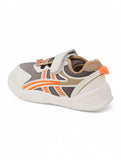 Casual Shoes With Velrco - Brown
