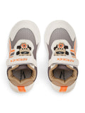 Casual Shoes With Velrco - Brown