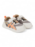 Casual Shoes With Velrco - Brown