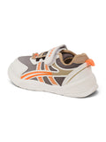 Casual Shoes With Velrco - Brown