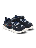 Casual Shoes With Velrco - Navy Blue