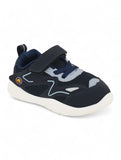 Casual Shoes With Velrco - Navy Blue