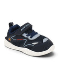 Casual Shoes With Velrco - Navy Blue