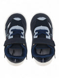 Casual Shoes With Velrco - Navy Blue