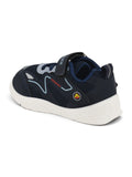 Casual Shoes With Velrco - Navy Blue