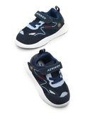 Casual Shoes With Velrco - Navy Blue