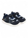Casual Shoes With Velrco - Navy Blue