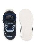 Casual Shoes With Velrco - Navy Blue