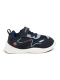 Casual Shoes With Velrco - Navy Blue