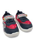 Casual Led Shoes With Velrco - Navy Blue