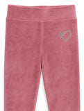 Solid Velvet Leggings - Mauve