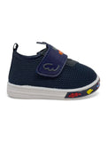 Musical Chu Chu Shoes With Velcro Closing - Navy Blue