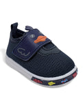 Musical Chu Chu Shoes With Velcro Closing - Navy Blue