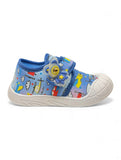 Casual Shoes With Velcro Closing - Blue