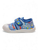 Casual Shoes With Velcro Closing - Blue