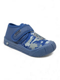 Musical Shoes With Velcro Closing - Blue